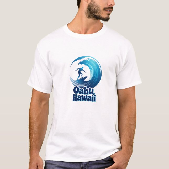 Oahu Surfer T-Shirt (Vorderseite)