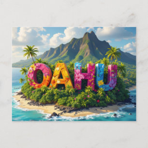 Oahu Träumen Postkarte