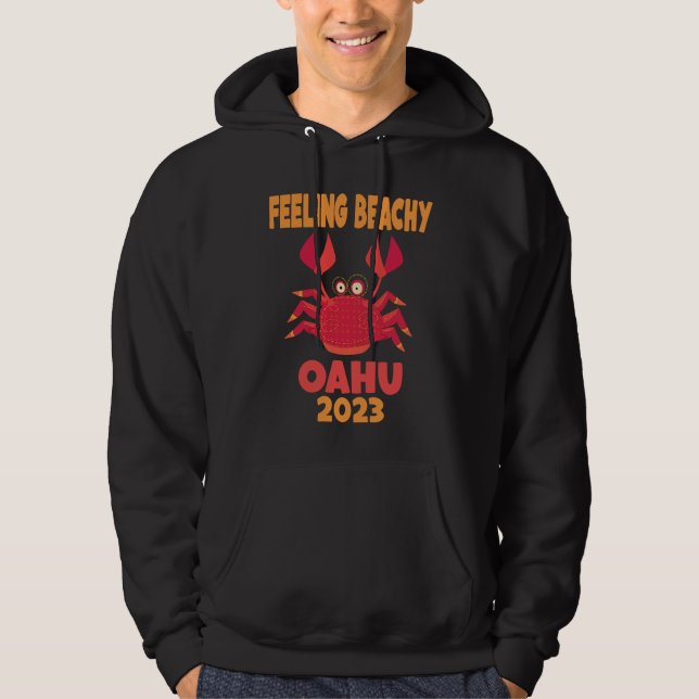 Oahu Vacation Summer Quote Hoodie (Vorderseite)