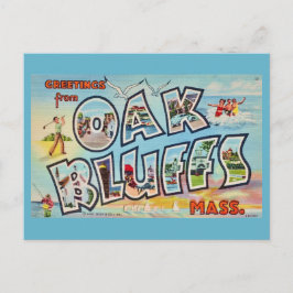 Oak Bluffs Martha's Vineyard  Postkarte