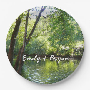 Oak Creek I in Sedona Arizona Naturfotografie Pappteller