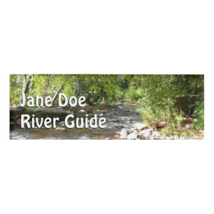 Oak Creek II in Sedona Arizona Naturfotografie Namenschild