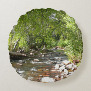 Oak Creek II in Sedona Arizona Naturfotografie Rundes Kissen