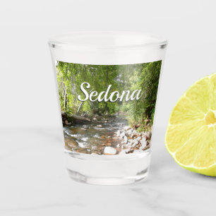 Oak Creek II in Sedona Arizona Naturfotografie Schnapsglas