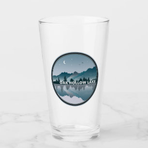 Oak Hollow Lake North Carolina Reflektion Glas