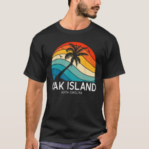 Oak Island Beach North Carolina Beach Palme So T-Shirt
