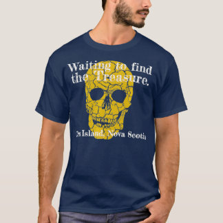 Oak Island Curse Skeleton Funny Gewartet T-Shirt