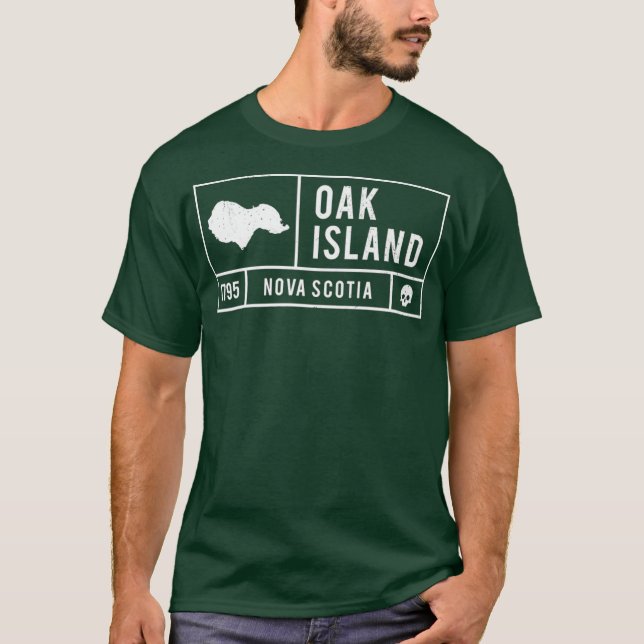 Oak Island Island und TreasGeschenk T-Shirt (Vorderseite)