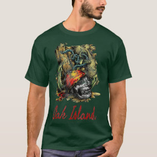 Oak Island Mystery Curate Pirate Karte T-Shirt