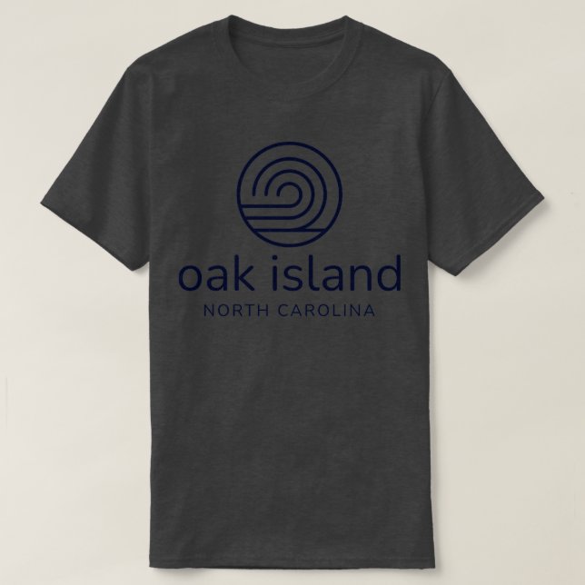 Oak Island NC Beach Summer Wave T-Shirt (Design vorne)
