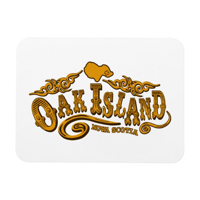 Oak Island Saloon Magnet (Horizontal)