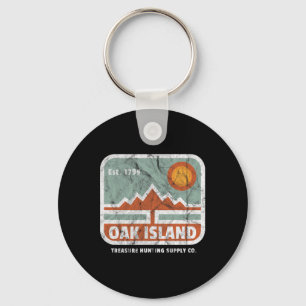 Oak Island Schatzsuche Lieferung Vintage 1795 Kart Schlüsselanhänger