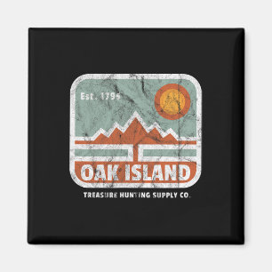 Oak Island Schatzsuche Versorgung Vintage 1795 Kar Magnet