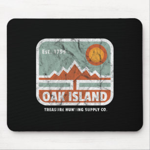 Oak Island Schatzsuche Versorgung Vintage 1795 Kar Mousepad