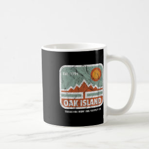 Oak Island Schatzsuche Vintag 1795 Karte Kaffeetasse