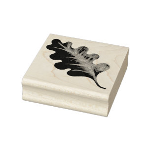 Oak Leaf Herbst Blätterbuch Gummistempel