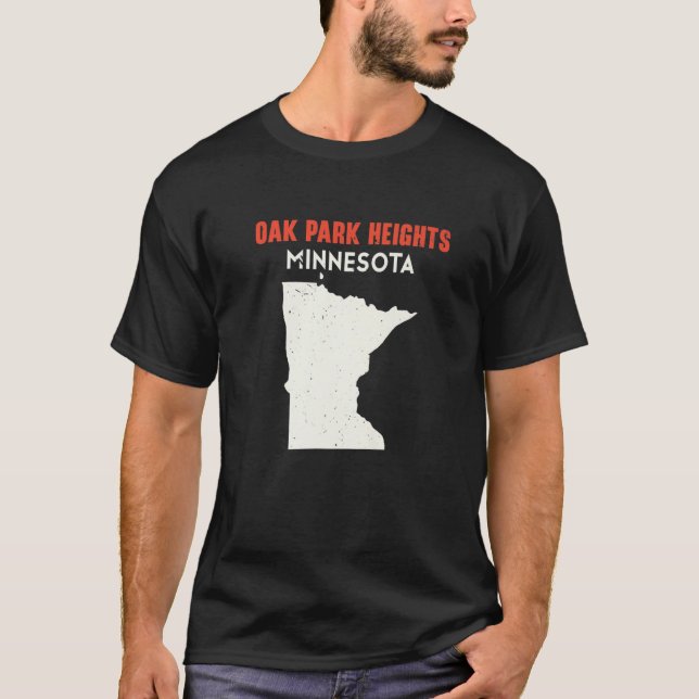Oak Park Heights Minnesota USA State America Trave T-Shirt (Vorderseite)