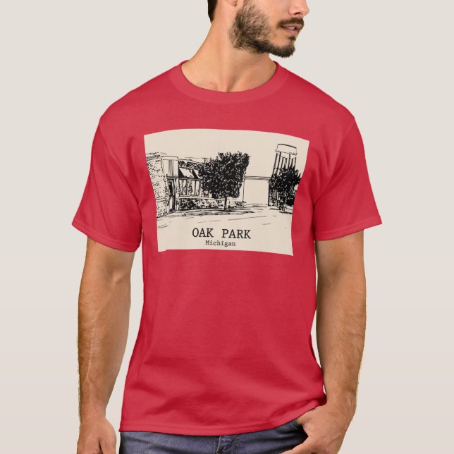 Oak Park Michigan T-Shirt (Vorderseite)