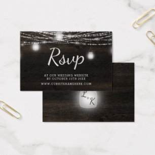 Oak Ridge Rustic Wedding Website UAWG Insert Cards