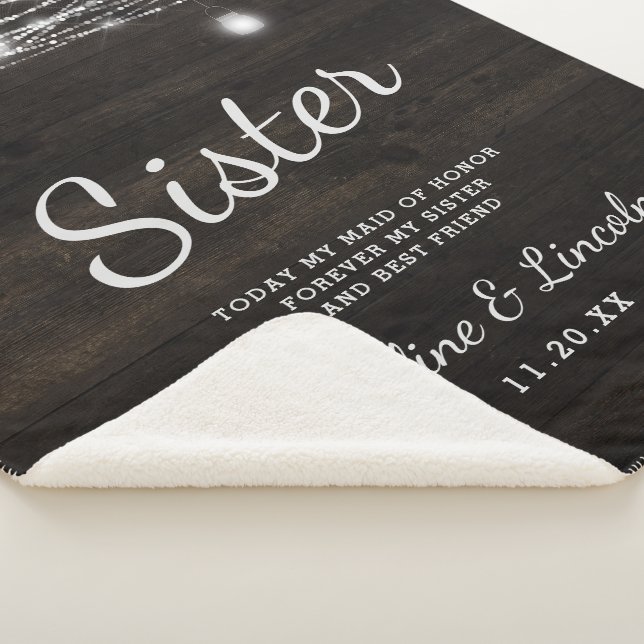 Oak Ridge Rustikal zum Zitat von Schwester Heartfe Sherpadecke (3/4)