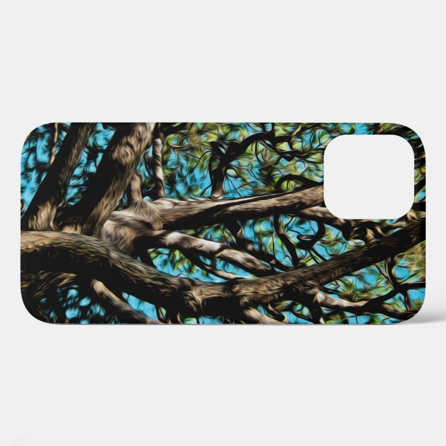 Oak Tree Branches Case-Mate iPhone Hülle (Rückseite (Horizontal))