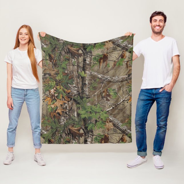 Oak Tree Camouflage Muster Truck Van Car Fleecedecke (Beispiel)