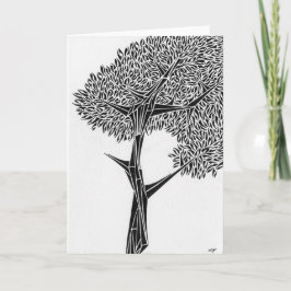 Oak Tree Grußkarte Karte