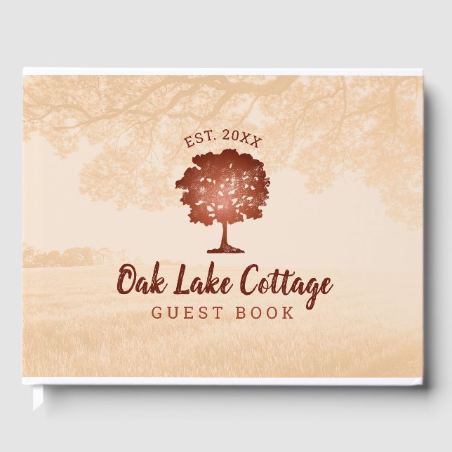 Oak Tree Guest House Vacation Rental Zuhause Gästebuch (Vorderseite)
