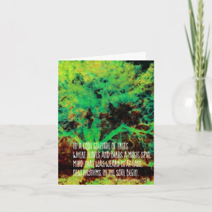 Oak Tree Poetry Alle Gelegenheiten Karte