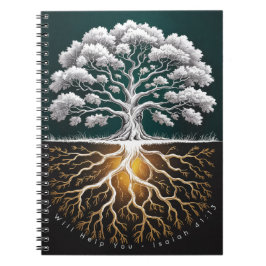 Oak Tree Strength Faith Journal - Rooted Design Notizblock