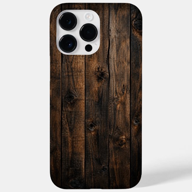 Oak Wood Grain Phone Case (Rückseite)