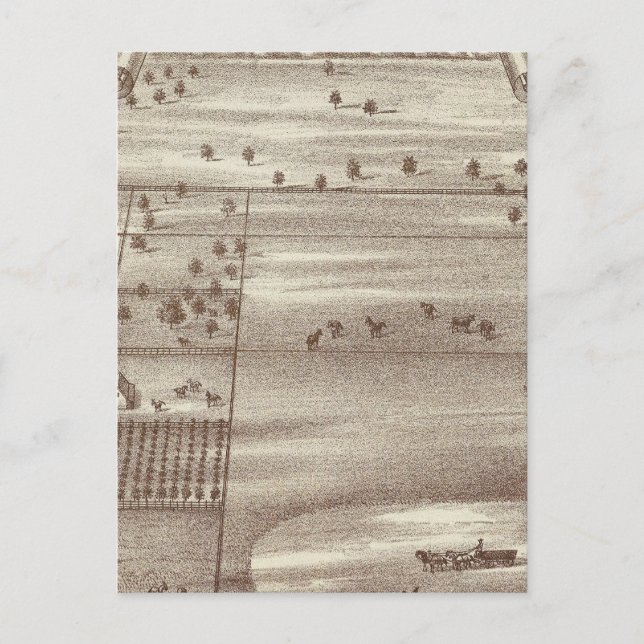 Oakdale Ranch Postkarte (Vorderseite)