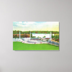 Oakes Garden Theater Aussicht auf die amerikanisch Leinwanddruck