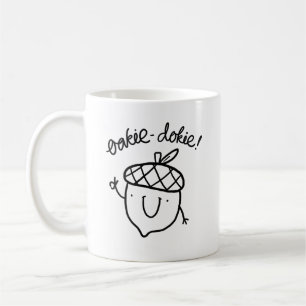 Oakie Dokie Niedlich Acorn Pun Tasse