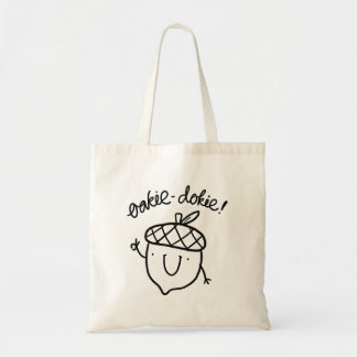 Oakie Dokie Niedlich Acorn Pun Tote Tag Tragetasche