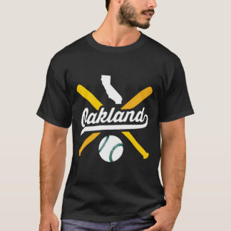 Oakland Baseball Vintag California Pride Liebe Cit T-Shirt