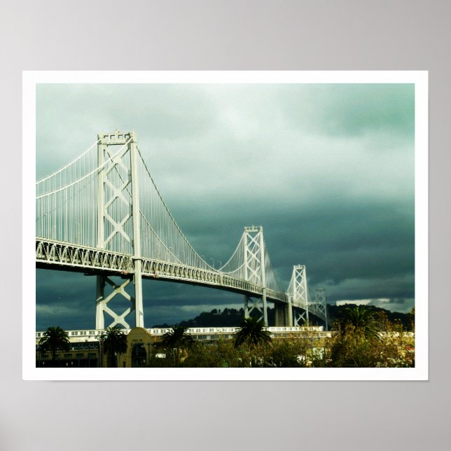 Oakland Bay Bridge San Francisco Poster (Vorne)
