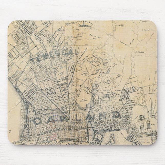 Oakland, Berkeley, Alameda Mousepad (Vorne)
