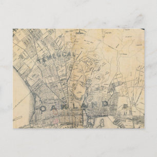 Oakland, Berkeley, Alameda Postkarte