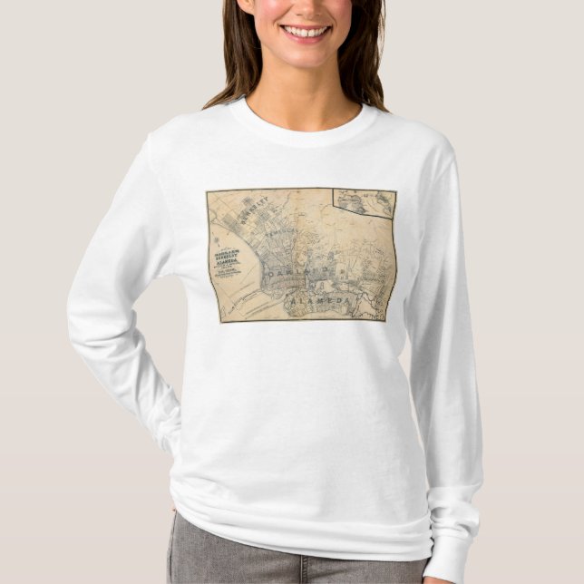 Oakland, Berkeley, Alameda T-Shirt (Vorderseite)