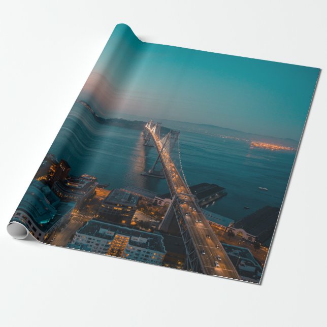OAKLAND BRIDGE GESCHENKPAPIER (Ungerollt)