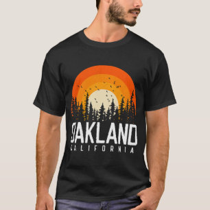 Oakland California CA Vintag 70er 80er 90s Retro T-Shirt