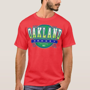 Oakland California Hockey Retro Vintag Goldenes Me T-Shirt