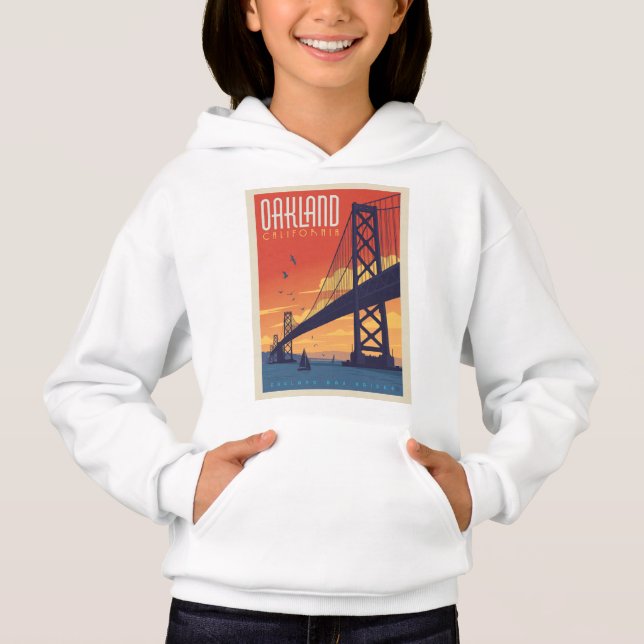 Oakland, California Hoodie (Vorderseite)