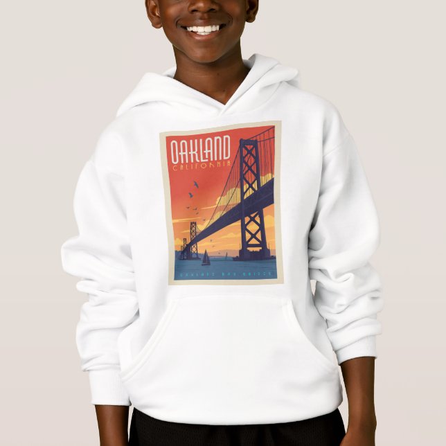 Oakland, California Hoodie (Vorderseite)