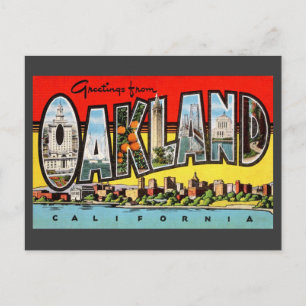 Oakland California Vintag Grußkarte Postkarte
