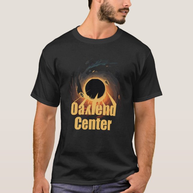 Oakland Center Blackhole T-Shirt (Vorderseite)