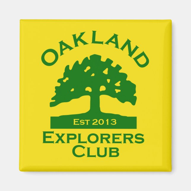 Oakland Explorer Club Magnet (Vorne)