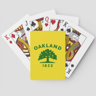 Oakland-Flagge, Kalifornien Spielkarten