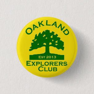 Oakland-Forscher-Verein-Knopf Button